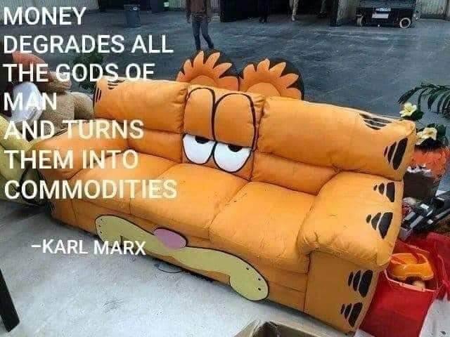 Okay, let's break down this meme/image through the lenses you've requested. It's a layered piece, so we'll see how well each theoretical framework applies. **Visual Description** The image shows a brightly-colored ora...