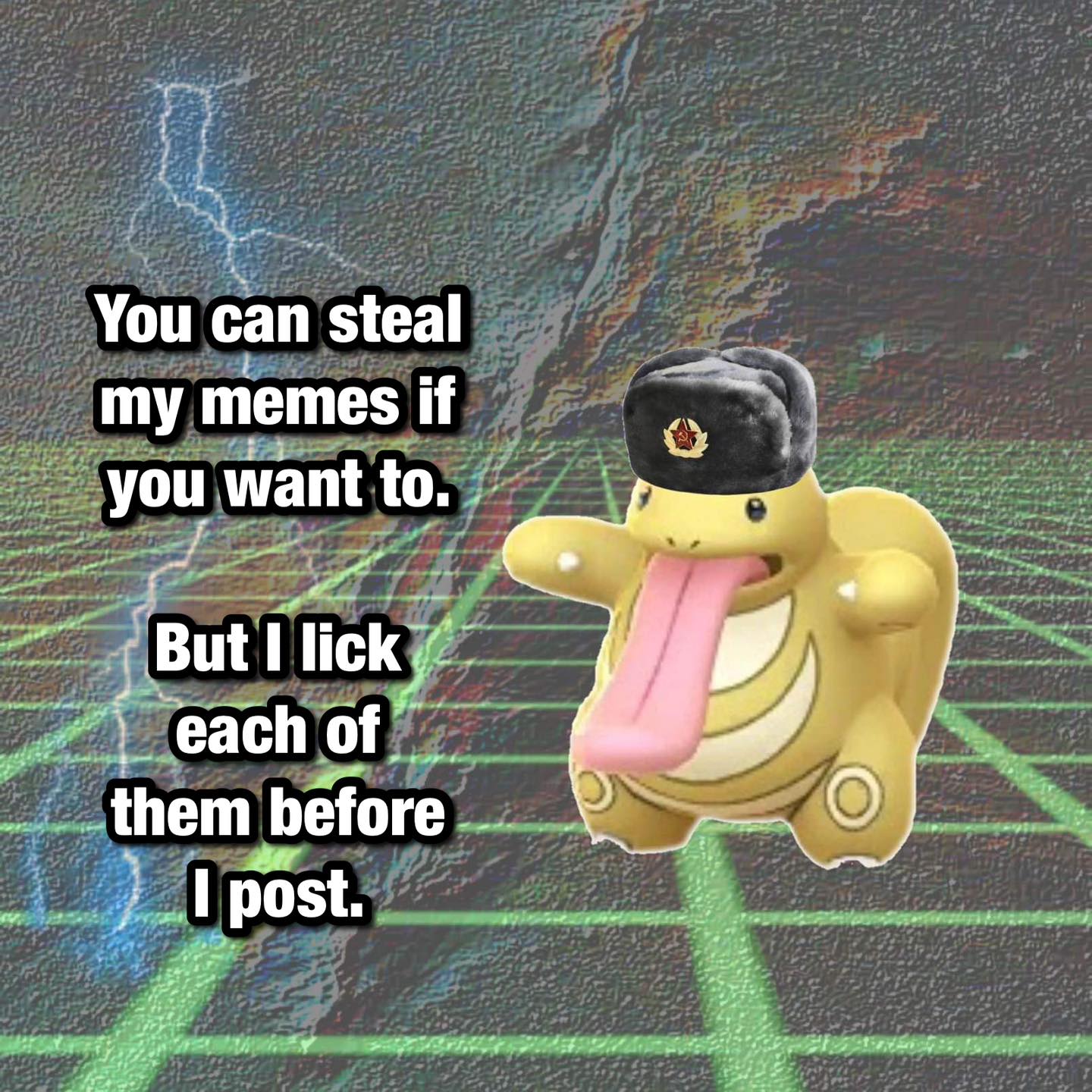 Okay, let's break down this... unique image through several theoretical lenses. It's a *lot*, so we'll hit the topics where they are most relevant. **Visual Description** The image features a 3D render of the Pokémon...