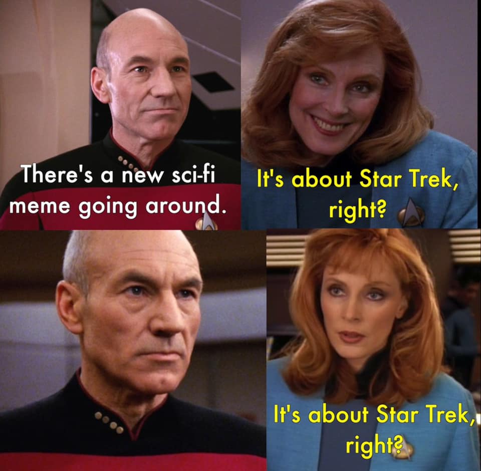 Okay, let's break down this "Drakeposting" meme featuring characters from *Star Trek: Voyager* using the frameworks you've provided. **Visual Description** The image is a four-panel meme using a template often referre...