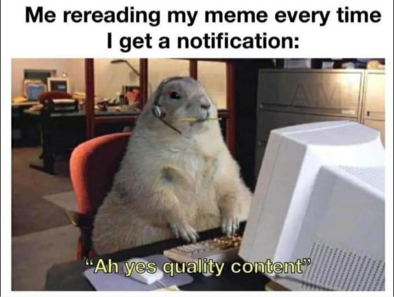 Okay, let's break down this meme with the requested theoretical lenses. **Visual Description** The image is a humorous digital manipulation featuring a groundhog (likely taken from a stock photo) positioned as if it's...