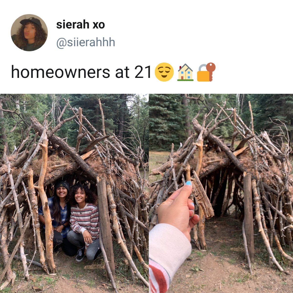 Okay, here's an analysis of the image, divided into relevant sections as requested. Not all sections will apply; I'll explain why if I skip one. **Visual Description** The image depicts a makeshift shelter constructed...