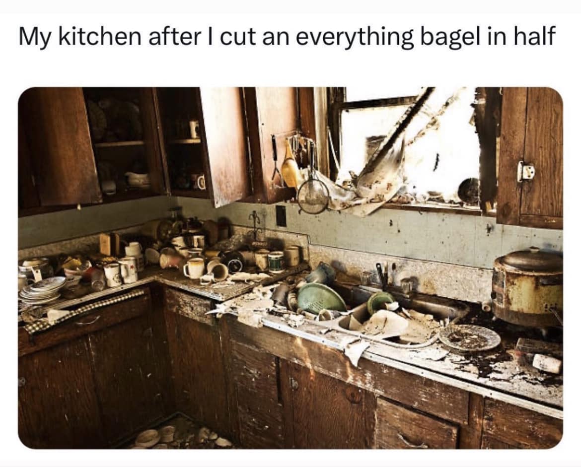 Okay, let's break down this image with the requested theoretical lenses. Given the image’s depiction of intense disarray, there's a lot to unpack. **Visual Description** The image depicts a kitchen in a state of extre...