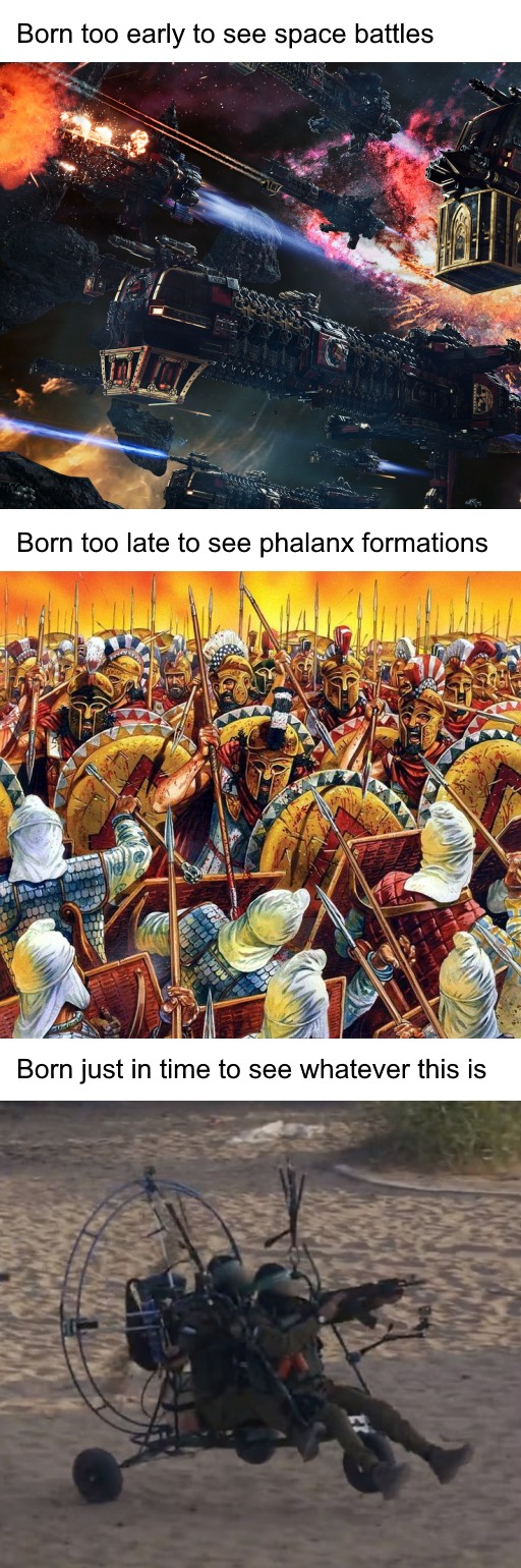 Okay, let's analyze this meme-like image through the lens of the requested theoretical frameworks. It's a layered image communicating a feeling of being stuck in a weird transitional moment, so there's quite a bit to...