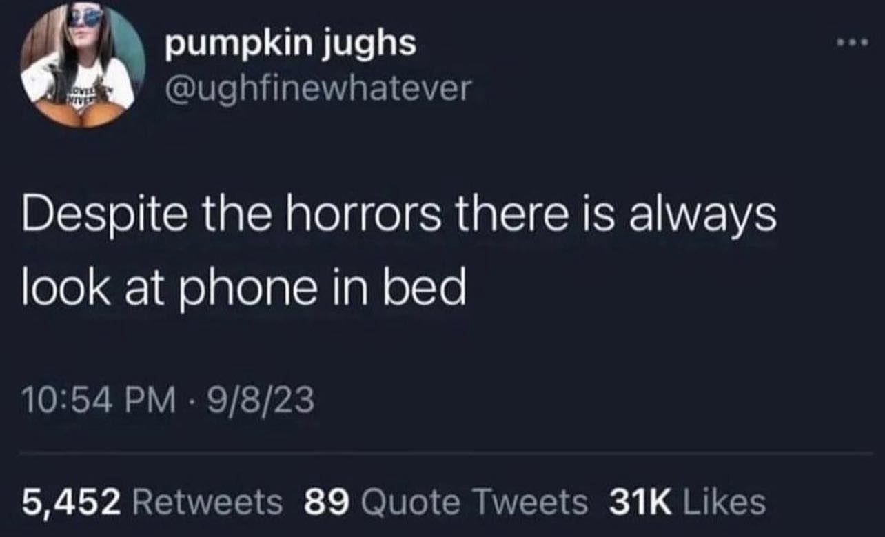 Okay, let's break down this seemingly simple Twitter post through a few theoretical lenses, based on your request. **Visual Description** The image is a screenshot of a tweet from the account "@ughfinewhatever" with a...