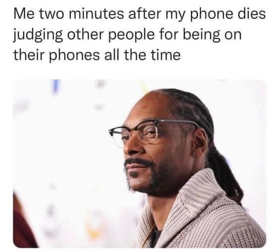 Okay, let's break down this meme through several theoretical lenses. **Visual Description** The image is a medium shot of Snoop Dogg looking to his left with a slightly judgmental or contemplative expression. He's wea...