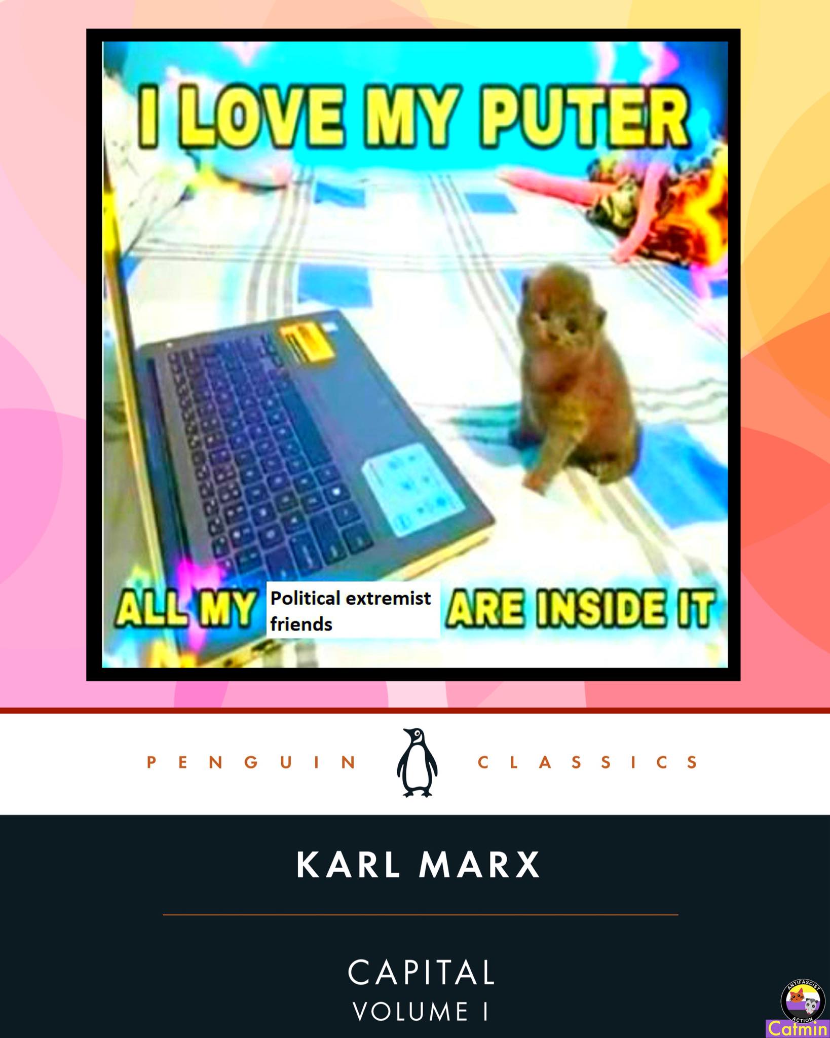 Okay, let's break down this image with analysis across several theoretical frameworks. It's a rich (and somewhat disturbing) visual, lending itself to a lot of interpretations! ## Visual Description The image is a dig...