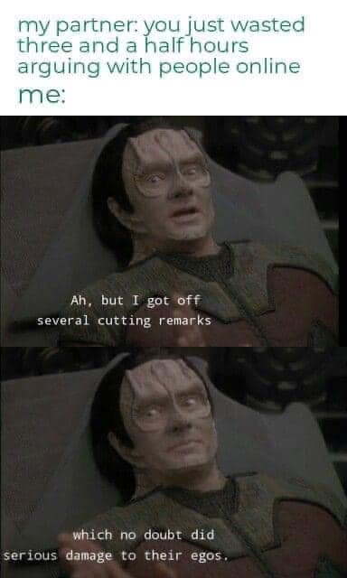 Okay, let's break down this meme through various theoretical lenses. It's a surprisingly rich little bit of internet humor! **Visual Description** The meme utilizes a three-panel format. The image features a still fro...