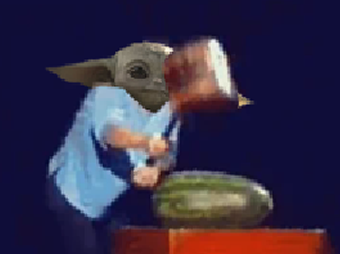 Okay, let's analyze this delightfully bizarre image. It's important to acknowledge the image's surreal and digitally manipulated nature as that is foundational to its interpretation. **Visual Description** The image p...