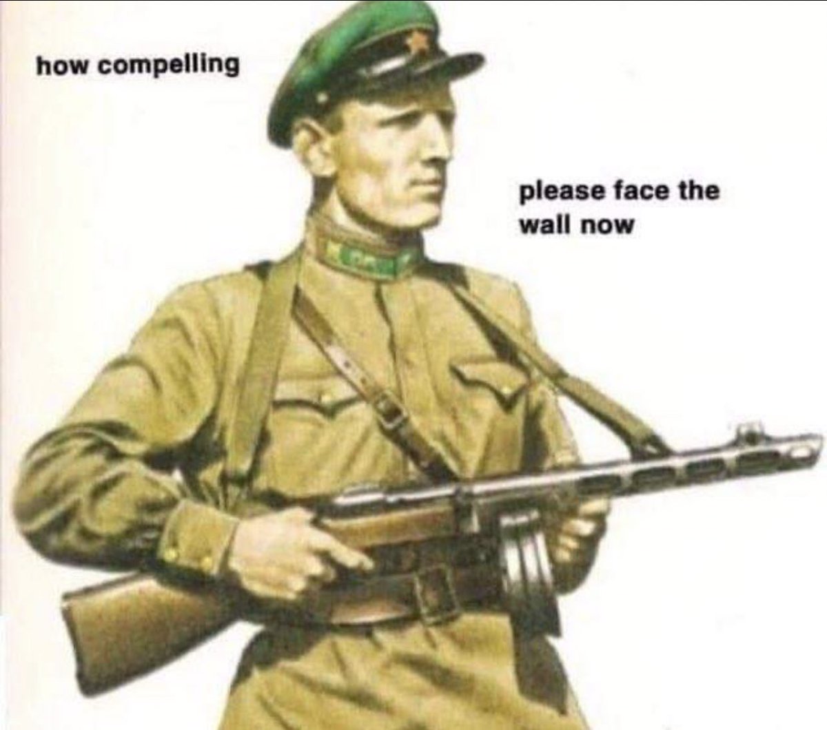 Okay, let's break down this image with the requested theoretical frameworks. It's a loaded image, and these frameworks help unpack the layers of meaning. **Visual Description** The image depicts a man dressed in what...