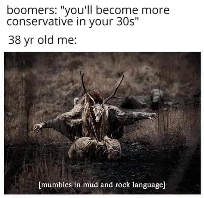 Okay, let's break down this meme and analyze it through various theoretical lenses. It's a layered piece, so we'll see how far we can push the analysis. **Visual Description** The image depicts a darkly rendered figur...