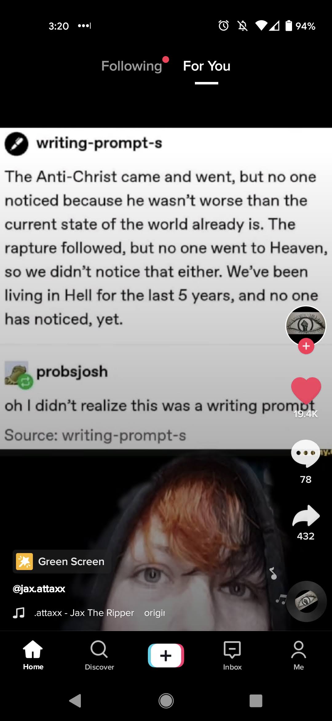 Okay, here's an analysis of the TikTok post, broken down into sections relevant to the theoretical frameworks you requested. I'll indicate where a section *doesn't* apply. **Visual Description** The image is a screens...