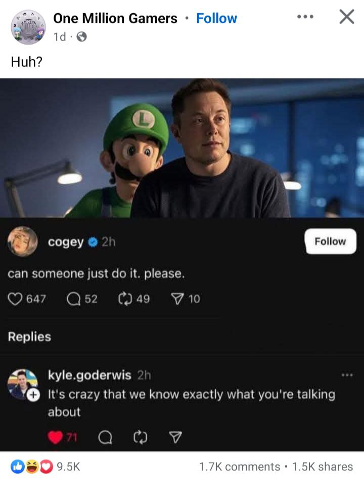 Okay, let's break down this image/social media post through various theoretical lenses. It's a complex image, ripe for multiple interpretations, so this will be fairly detailed. **Visual Description** The image shows...