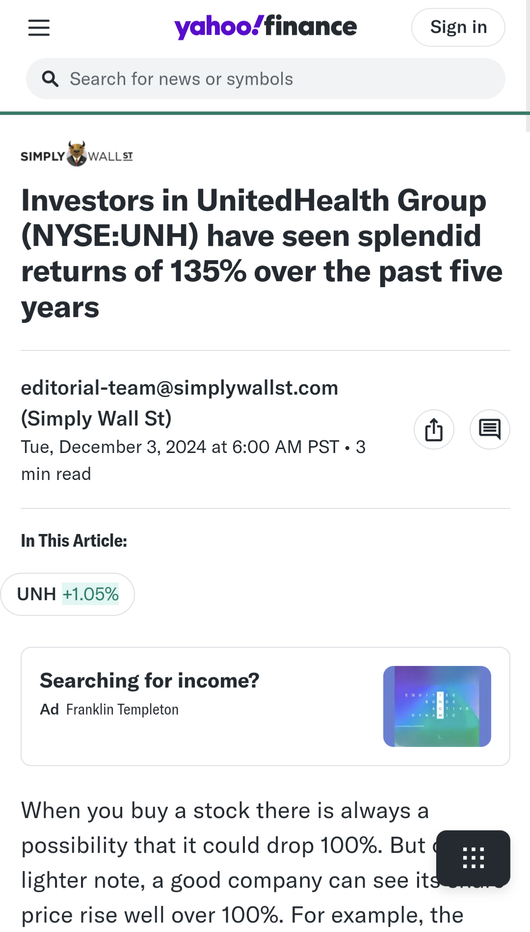 Okay, let's break down the provided screenshot through several critical theoretical lenses. Given the nature of the image (a financial news snippet), some lenses will be more applicable than others. **1. Visual Descri...