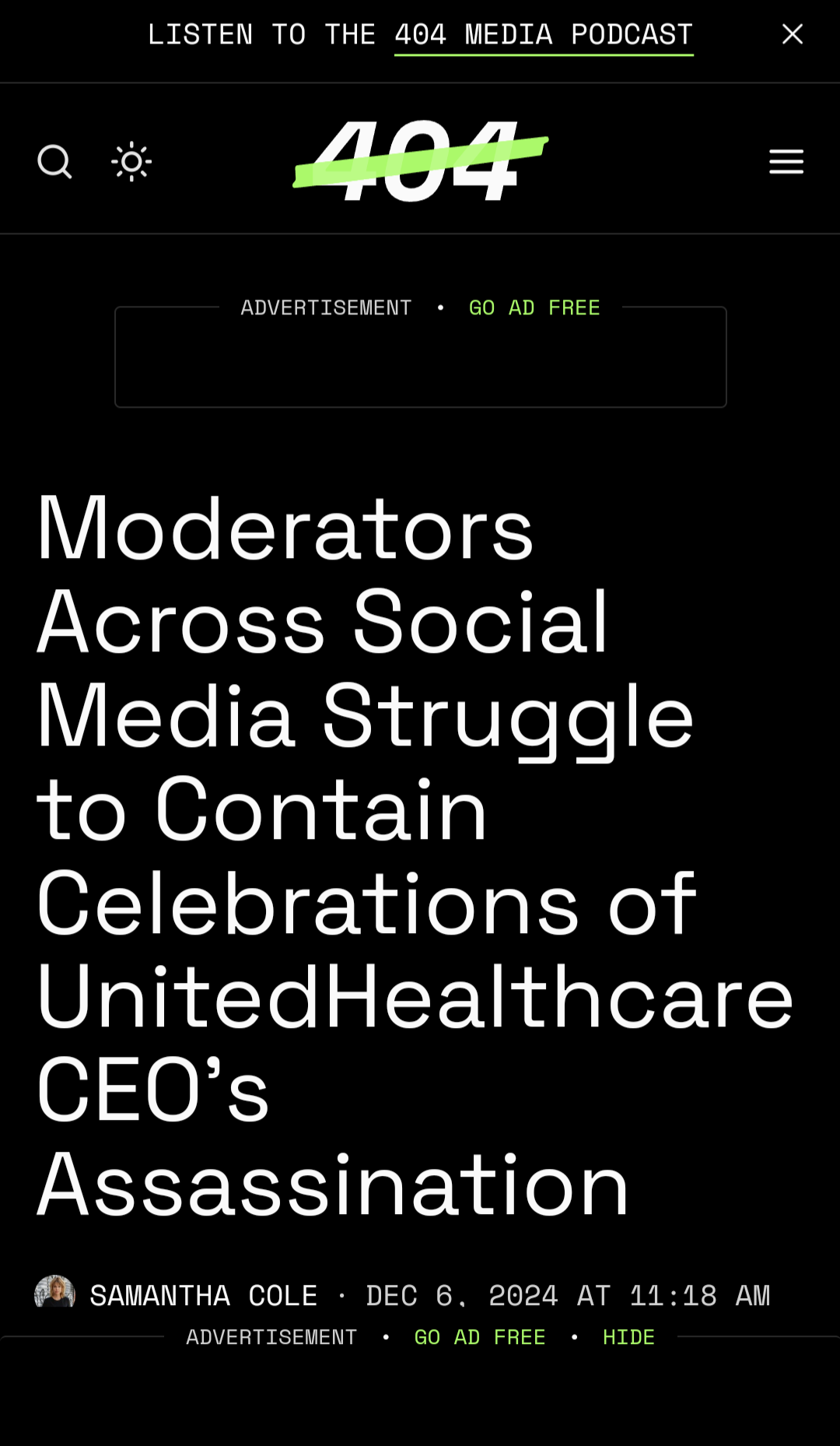 Okay, let's break down this image through the requested theoretical lenses. Given the provocative title, several lenses are particularly relevant. ## Visual Description The image is a screenshot of a digital article o...