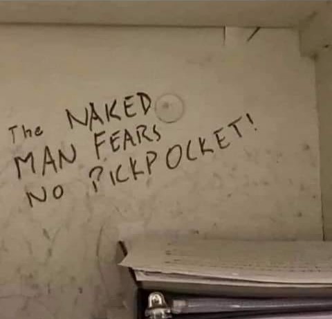 Okay, let's break down the image and analyze it through the requested theoretical lenses. **Visual Description** The image presents a close-up shot of a wall surface, likely within a public restroom stall, given the t...