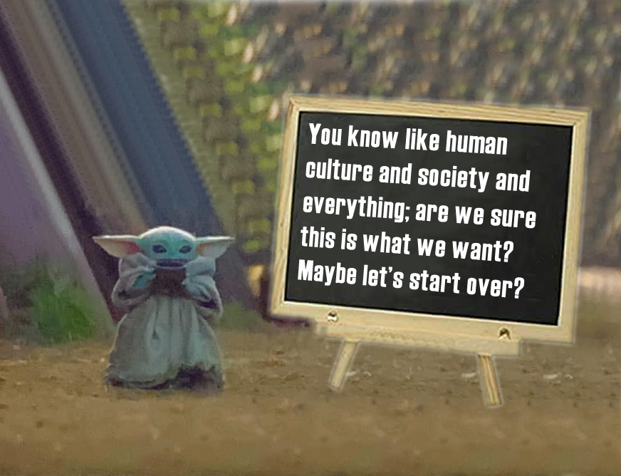 Okay, let's break down this image through various theoretical lenses. ## Visual Description The image depicts "Grogu" (Baby Yoda) from *The Mandalorian*, a character widely popular for its cuteness and association wit...