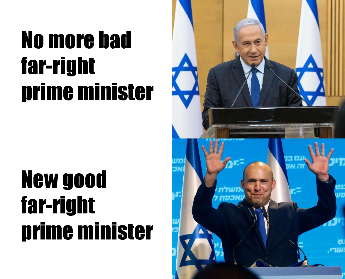 Okay, let's break down the image and its potential interpretations using the lenses you've provided. It's a complex image, and the overlaid text is crucial. **Visual Description** The image depicts Benjamin Netanyahu,...