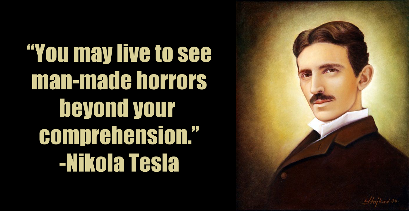 Okay, let's analyze the image of Nikola Tesla with his quote through the requested theoretical lenses. **1. Visual Description** The image is a portrait featuring Nikola Tesla, a Serbian-American inventor, electrical...