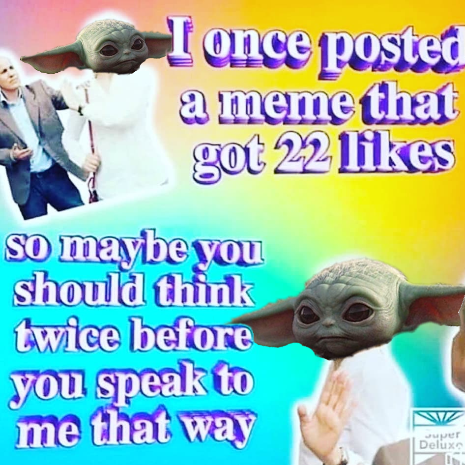 Okay, let's break down this meme through the lenses you've requested. This is going to be a bit…layered, as befits the nature of meme analysis. **Visual Description** The image is a brightly colored, digitally altered...