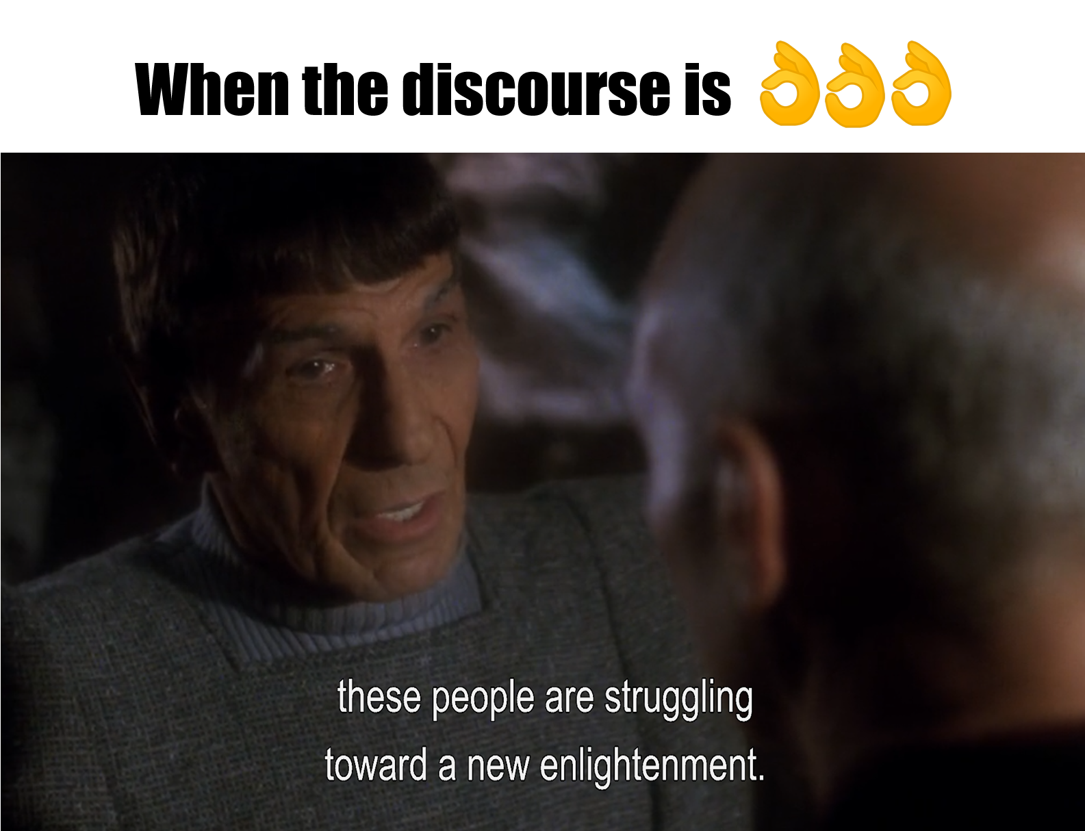 Okay, let's break down this image through various theoretical lenses, as requested. **Visual Description** The image is a close-up, dramatically lit portrait of a man, likely from a science fiction setting (given the...