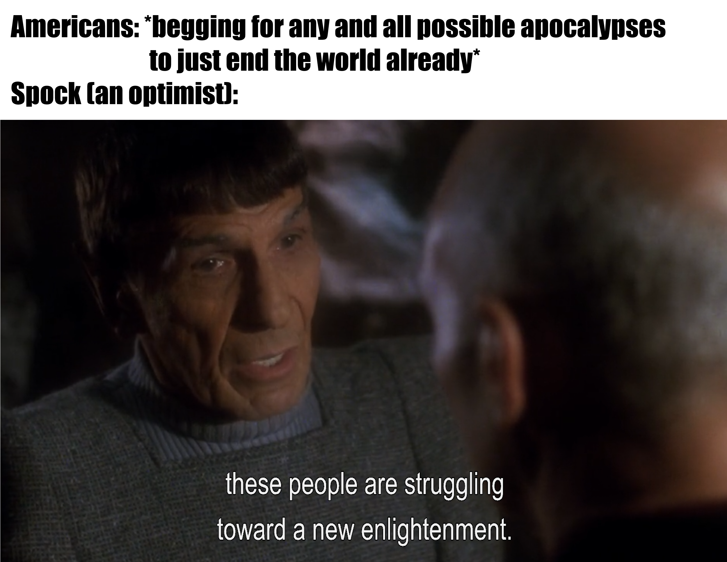 Okay, let's break down this meme through a few relevant theoretical lenses. It's a complex meme that touches on a lot of contemporary anxieties, so several sections will apply. **Visual Description** The meme features...