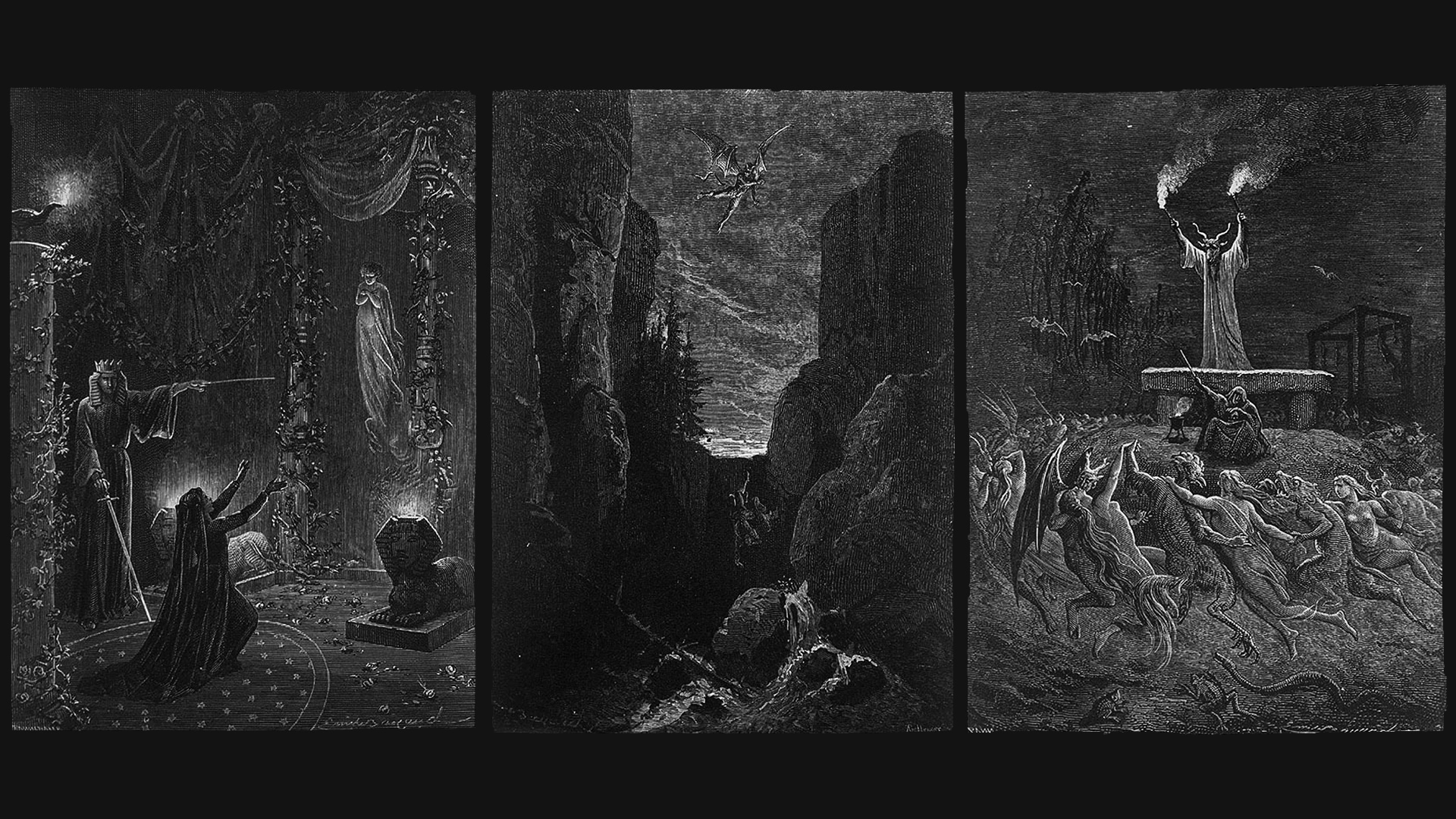 Here's an analysis of the images (Gustave Doré’s illustrations for Dante’s *Inferno*, specifically Cantos 8-10) broken down by the requested theoretical frameworks. The engravings are deeply symbolic and lend themselv...