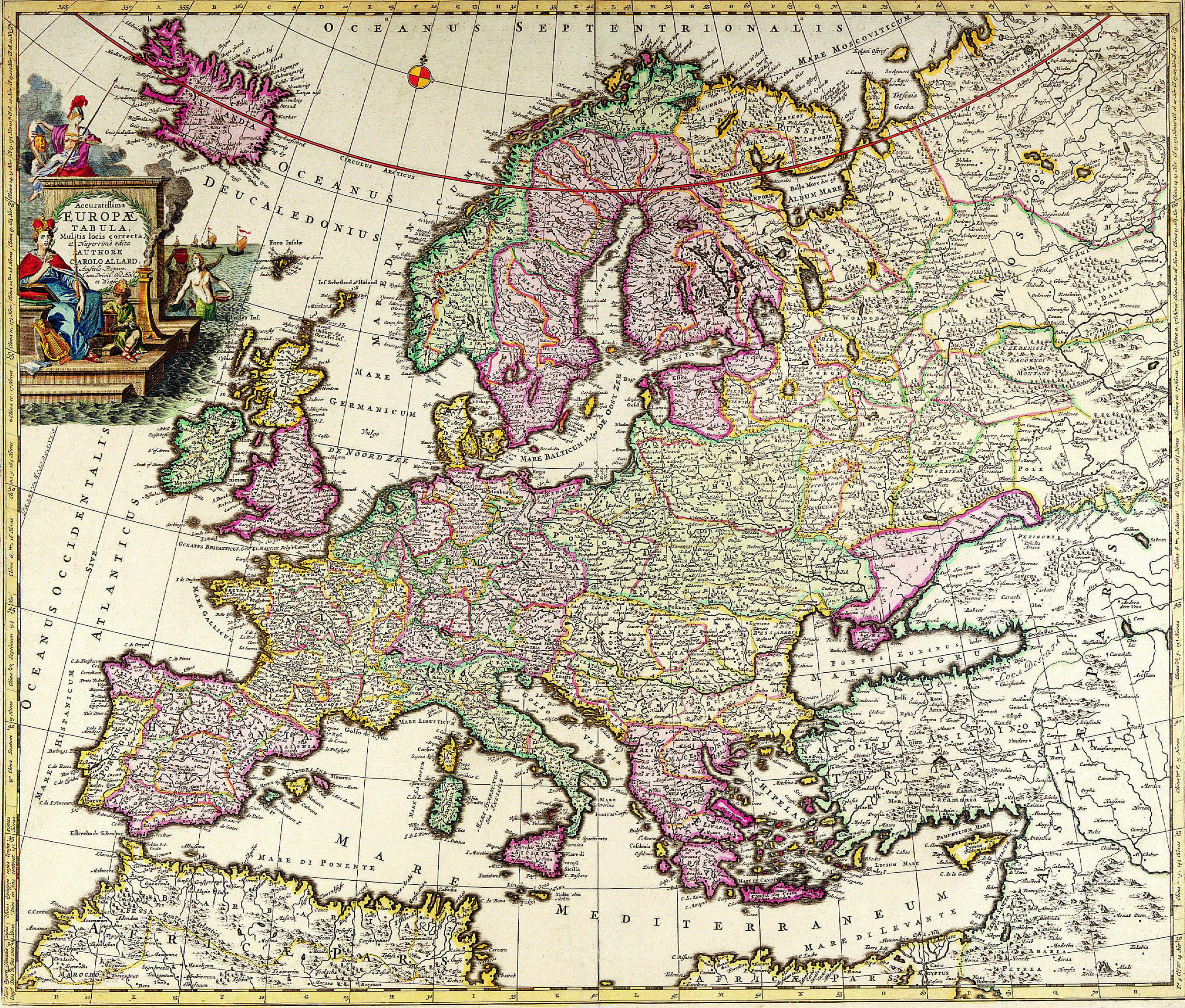 Okay, let's break down this antique map of Europe through a few different theoretical lenses. This map, dating back to the 17th or 18th century, offers much more than just geographical representation; it is a cultural...