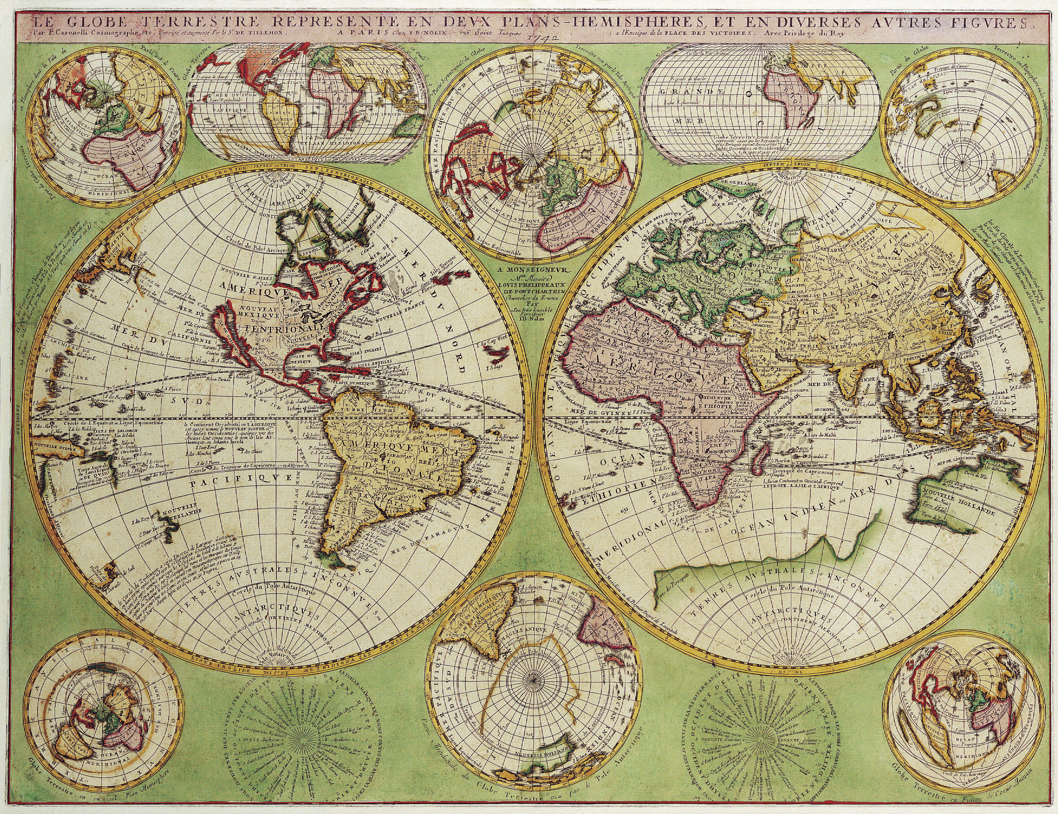 Okay, let's analyze this antique world map across the requested theoretical lenses. It’s a rich image, and a full exploration would be extensive, so this will be a relatively detailed, but condensed, overview. ## Visu...