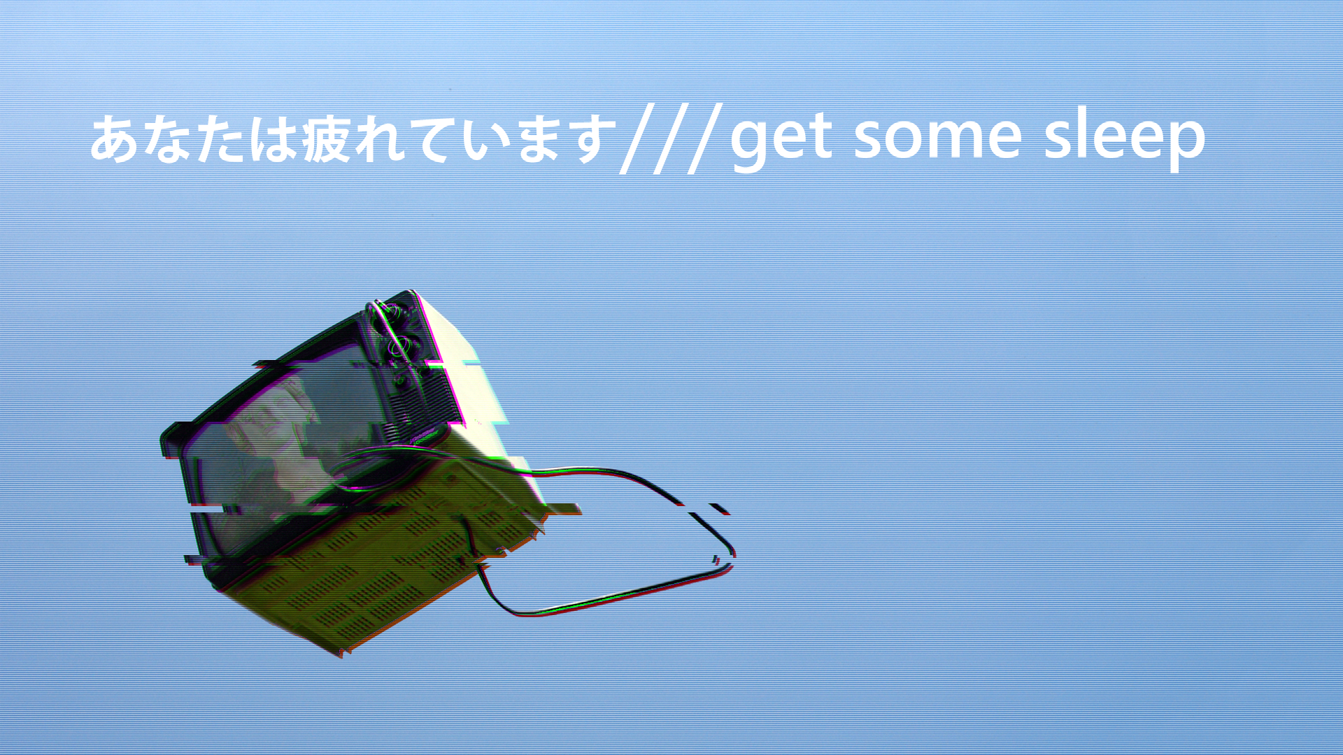 Okay, here's an analysis of the image based on the provided headings, only using those relevant to the content. ## Visual Description The image features a 3D rendering of a malfunctioning or distorted television set f...