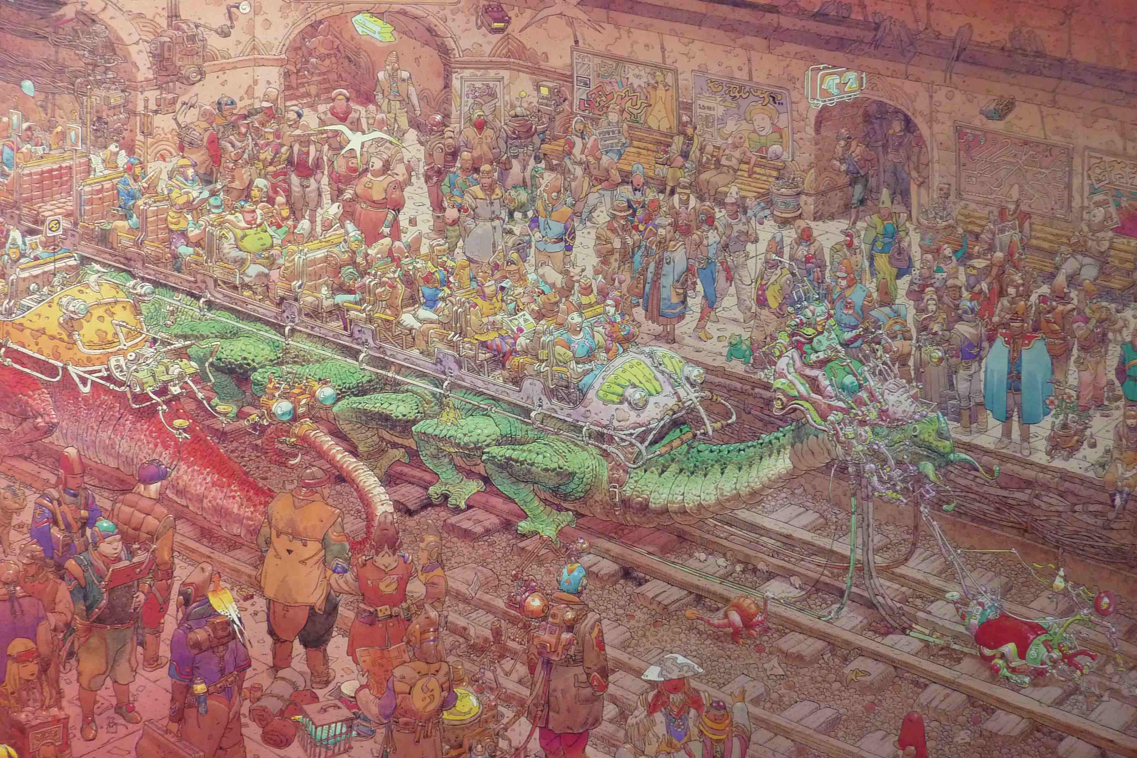 Okay, let's break down this incredibly dense and detailed image, employing the analytical frameworks you've requested. It's worth noting that the image lends itself *very* well to these approaches due to its visual co...