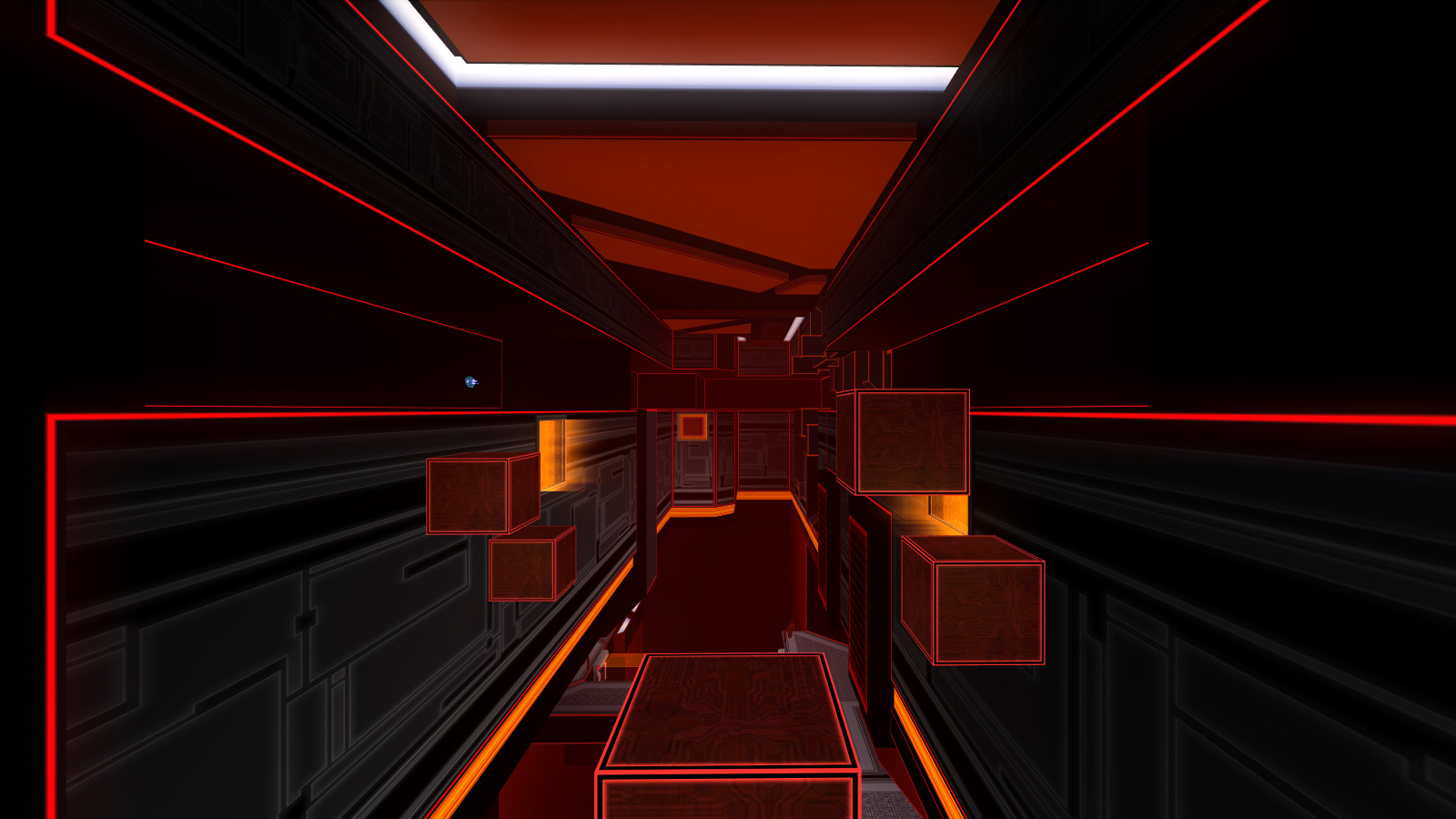 Okay, let's break down this image through the lenses you've requested. It's a compelling image that lends itself to a variety of theoretical analyses. **Visual Description** The image depicts a stark, rectilinear inte...