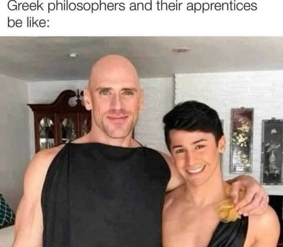 Here's an analysis of the image, broken down into sections as requested. It’s important to note that applying these complex philosophical lenses to a meme like this is inherently a bit playful and pushes the boundarie...