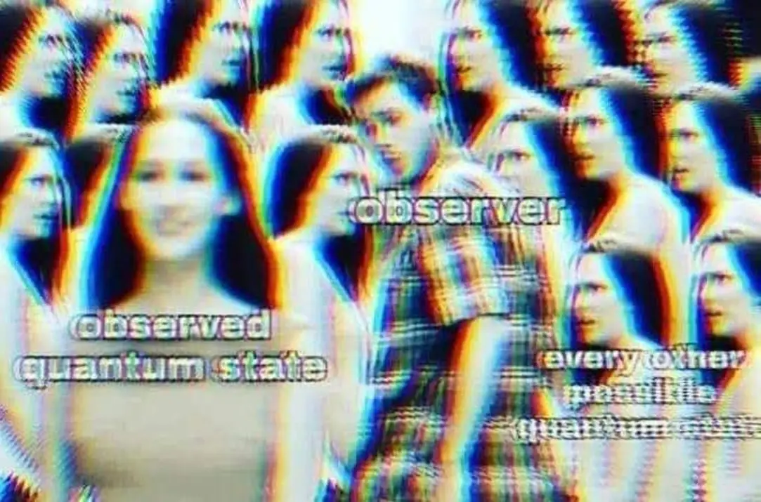 Okay, let's break down this image using the requested theoretical lenses. It's a fascinating and densely layered piece, making for a rich analysis. **Visual Description** The image presents a heavily distorted and gli...