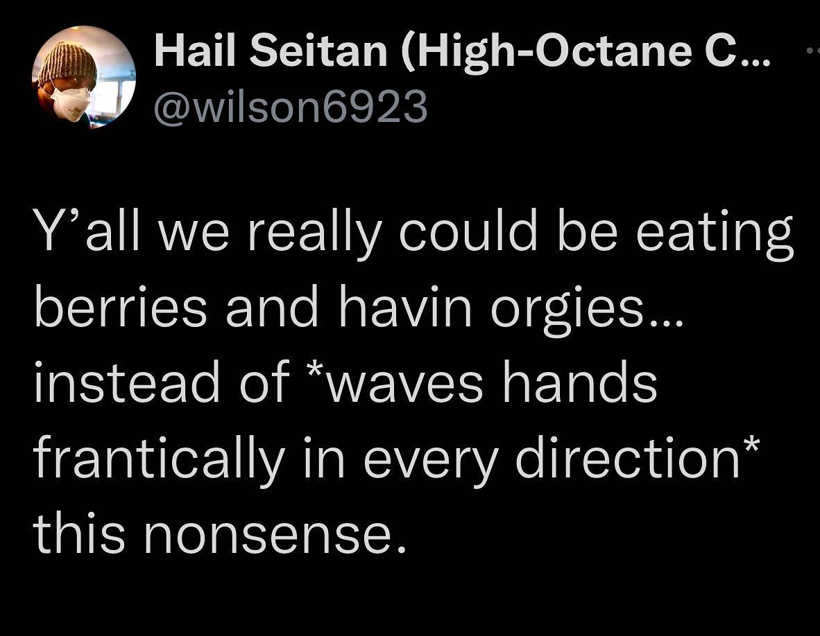 Okay, let's break down this social media post through the lenses you've provided. It's a succinct statement, but surprisingly rich for theoretical analysis. **Visual Description** The image shows a Twitter/X post. It...