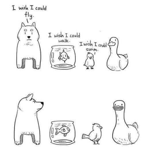 Okay, let's analyze this cartoon in sections, applying relevant theoretical lenses. It's a deceptively simple image, and lends itself to multiple interpretations. **Visual Description** The image is a simple, black-an...