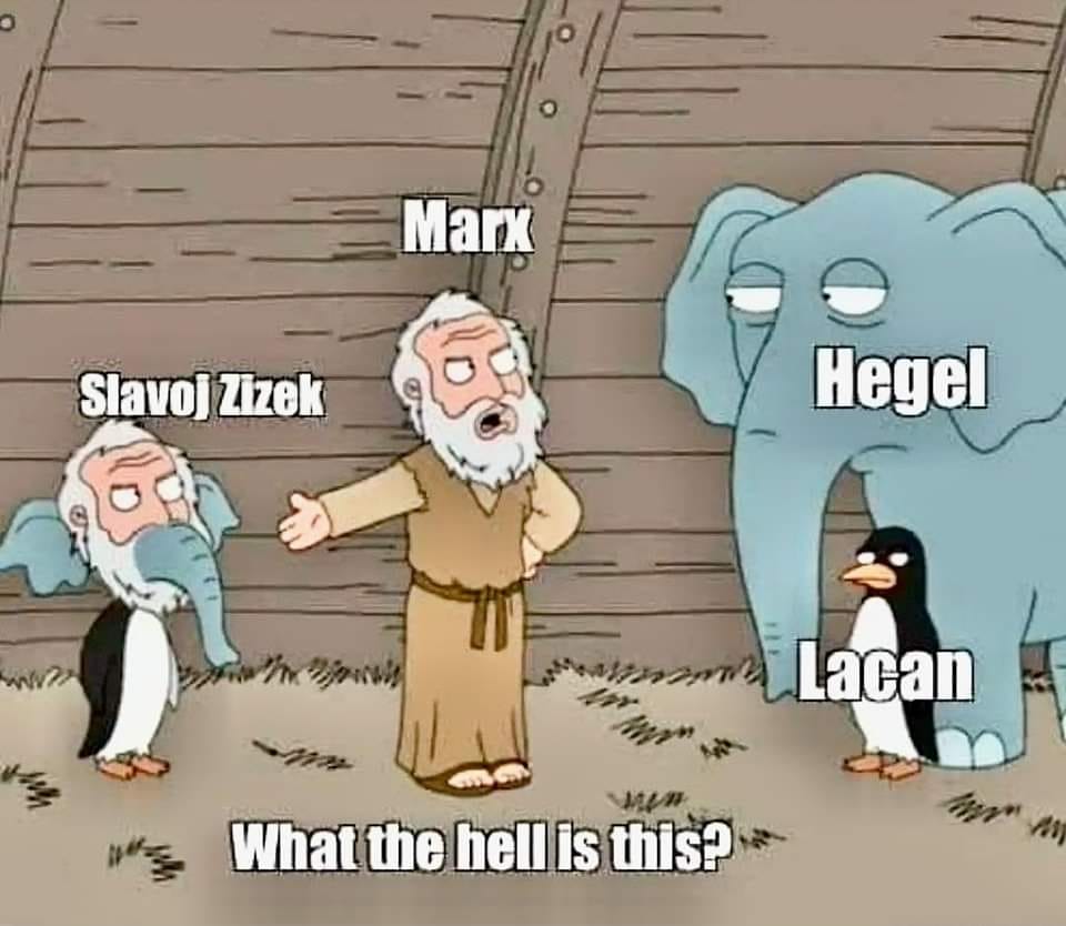 Okay, let's break down this meme through the lenses you’ve requested. It’s a fairly complex image given the intellectual giants represented, so we'll aim for a detailed analysis where applicable. ## Visual Description...