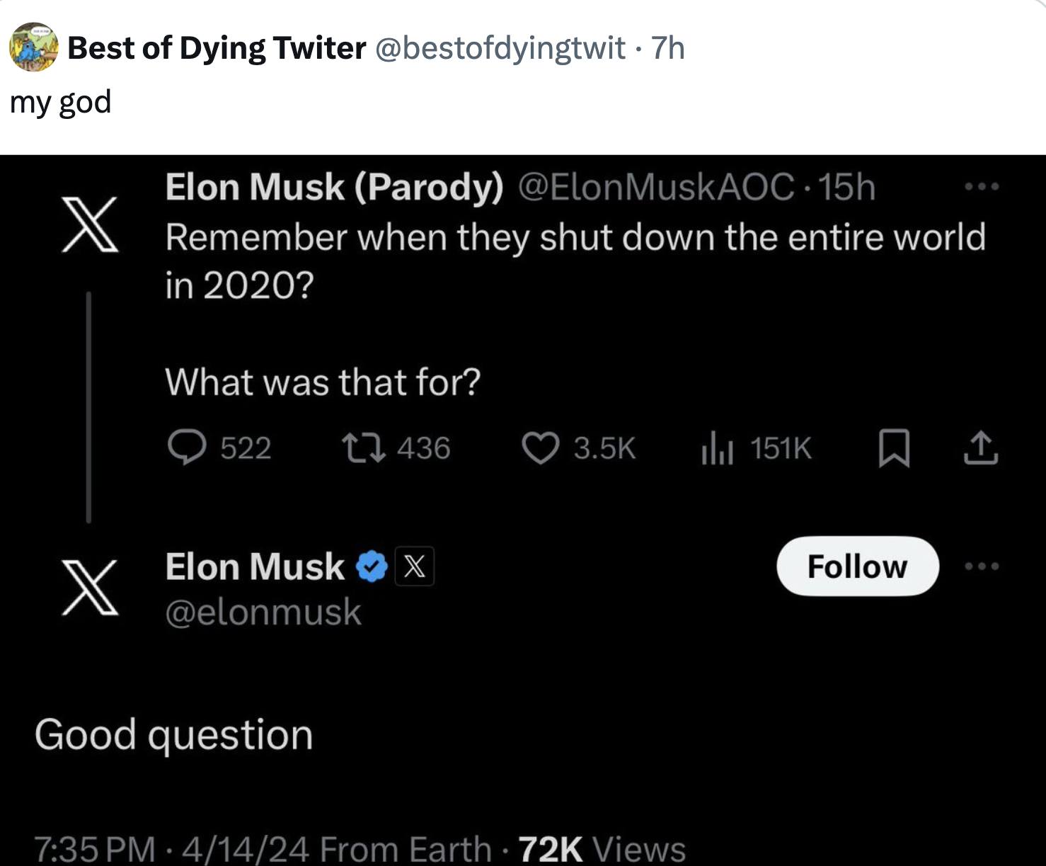 Okay, here's an analysis of the provided Twitter screenshot, broken down into sections as requested, focusing on relevant theoretical lenses. It’s important to remember this is a *snapshot* of a social media interacti...