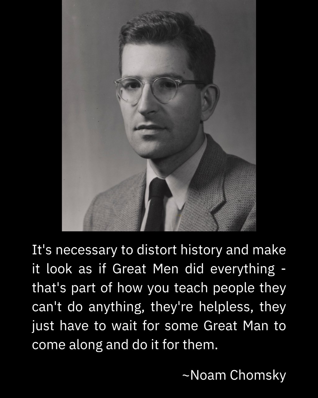 Okay, let's break down the image and quote through the lenses you've requested. It's a rich piece of content that can be examined from several theoretical standpoints. ## Visual Description The image is a black and wh...