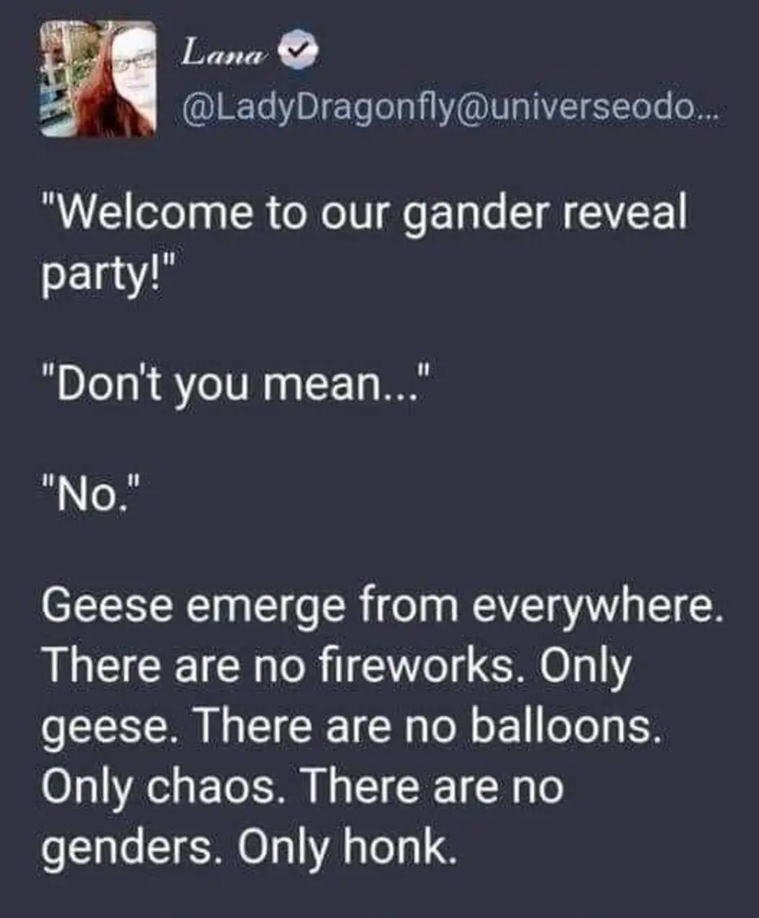 Okay, here's an analysis of the tweet, broken down into the requested theoretical frameworks. I've skipped sections where the content doesn't strongly apply. **Visual Description** The image shows a profile picture as...