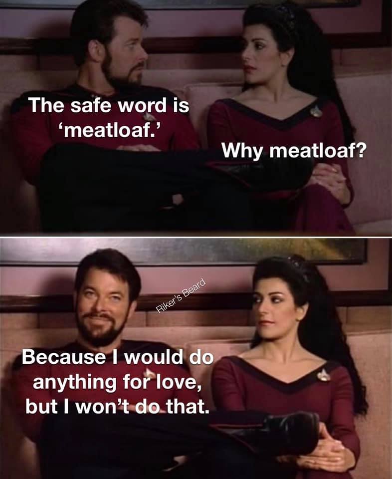 Okay, let's break down this meme with a variety of critical lenses. It's a surprisingly rich little image for what appears to be a playful exchange. **Visual Description** The meme is a two-panel image taken from a sc...