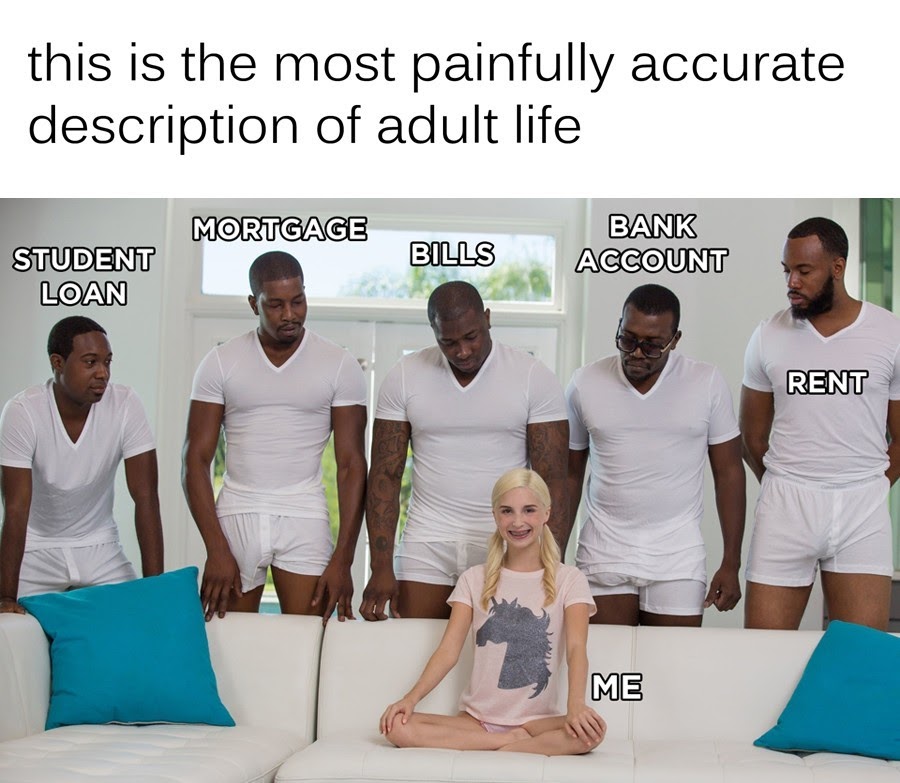 Okay, let's break down this meme with the requested theoretical frameworks. It's a potent image, and lends itself to several levels of analysis. ## Visual Description The image depicts a woman sitting cross-legged on...