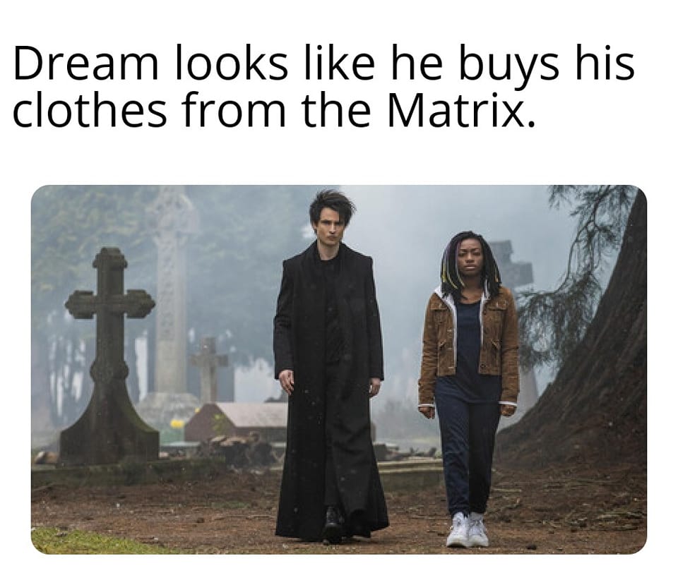 Okay, here's an analysis of the image, broken down into sections addressing the requested theoretical frameworks, only where applicable. Given the image and the initial prompt ("Dream looks like he buys clothes from t...