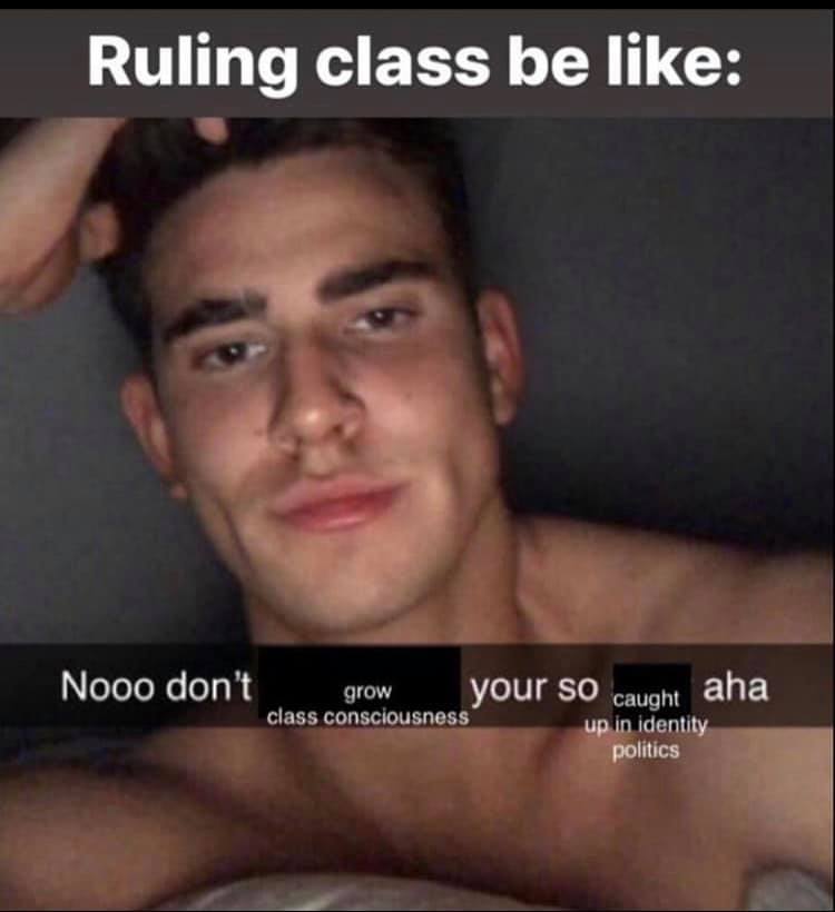 Okay, let's break down this meme through the lenses you've requested. It's a layered piece, ripe for some critical analysis. **Visual Description** The image features a close-up of a man, seemingly in distress or perf...