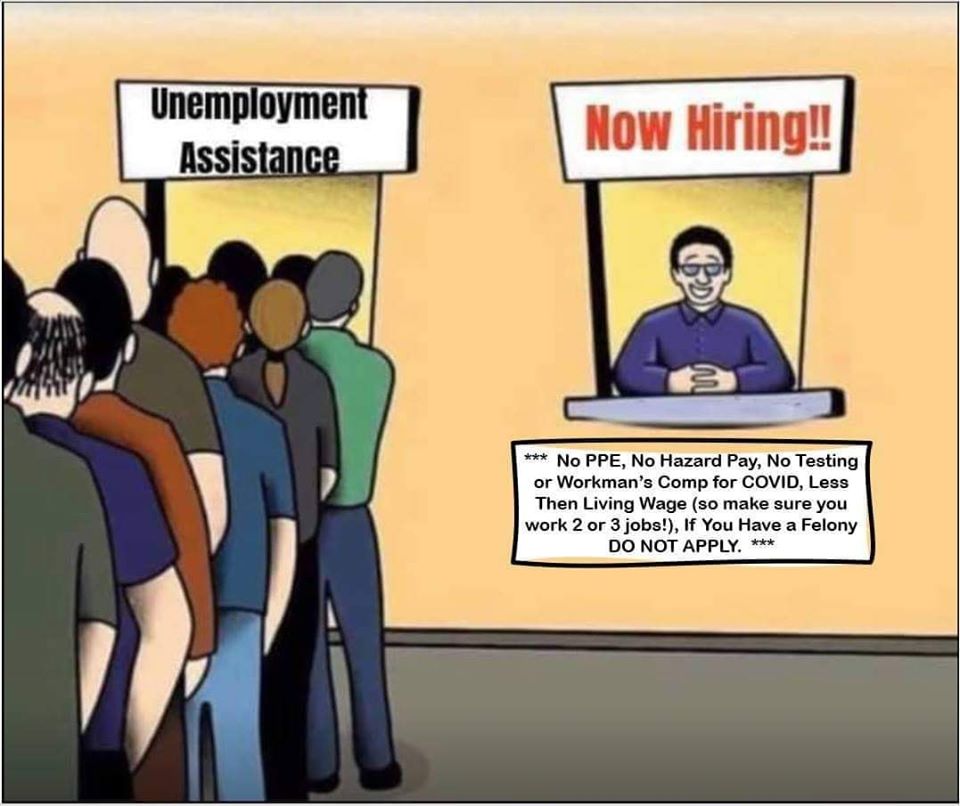 Okay, let's break down this cartoon image using the requested theoretical lenses. ## **Visual Description** The cartoon depicts a stark contrast. On the left, a long line of diverse individuals stands before a sign la...