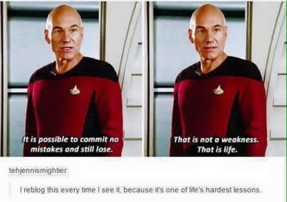 Okay, let's break down this image meme featuring Captain Jean-Luc Picard with a multi-layered analysis. **Visual Description** The image consists of two panels featuring a close-up shot of actor Patrick Stewart as Cap...
