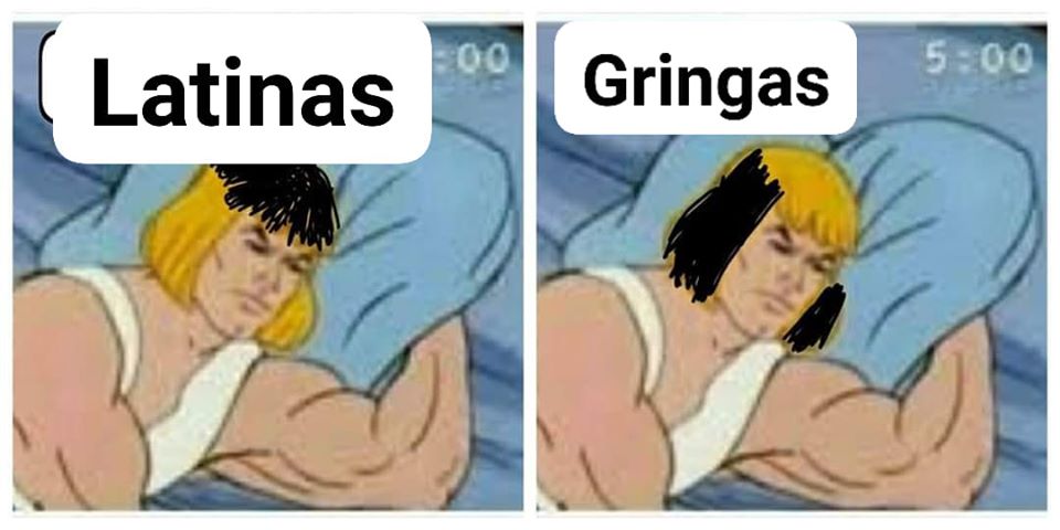 Okay, let's break down this meme using the requested theoretical frameworks. It's important to note that the meme is provocative and relies on stereotypes. My analysis will aim to dissect those dynamics rather than en...