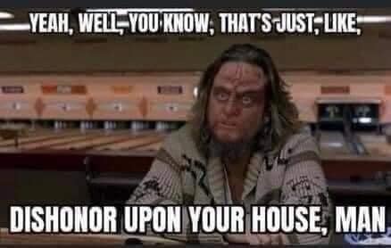 Here's an analysis of the image, broken down into the requested sections, and noting where concepts don't apply. **Visual Description** The image is a still frame from the film *The Big Lebowski*. It depicts John Good...