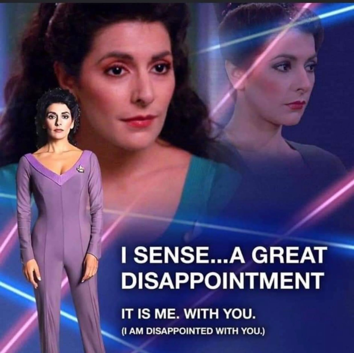 Okay, here's an analysis of the image, broken down by the requested theoretical frameworks. Given the source material (Star Trek: The Next Generation), certain analyses are more fruitful than others. **Visual Descript...