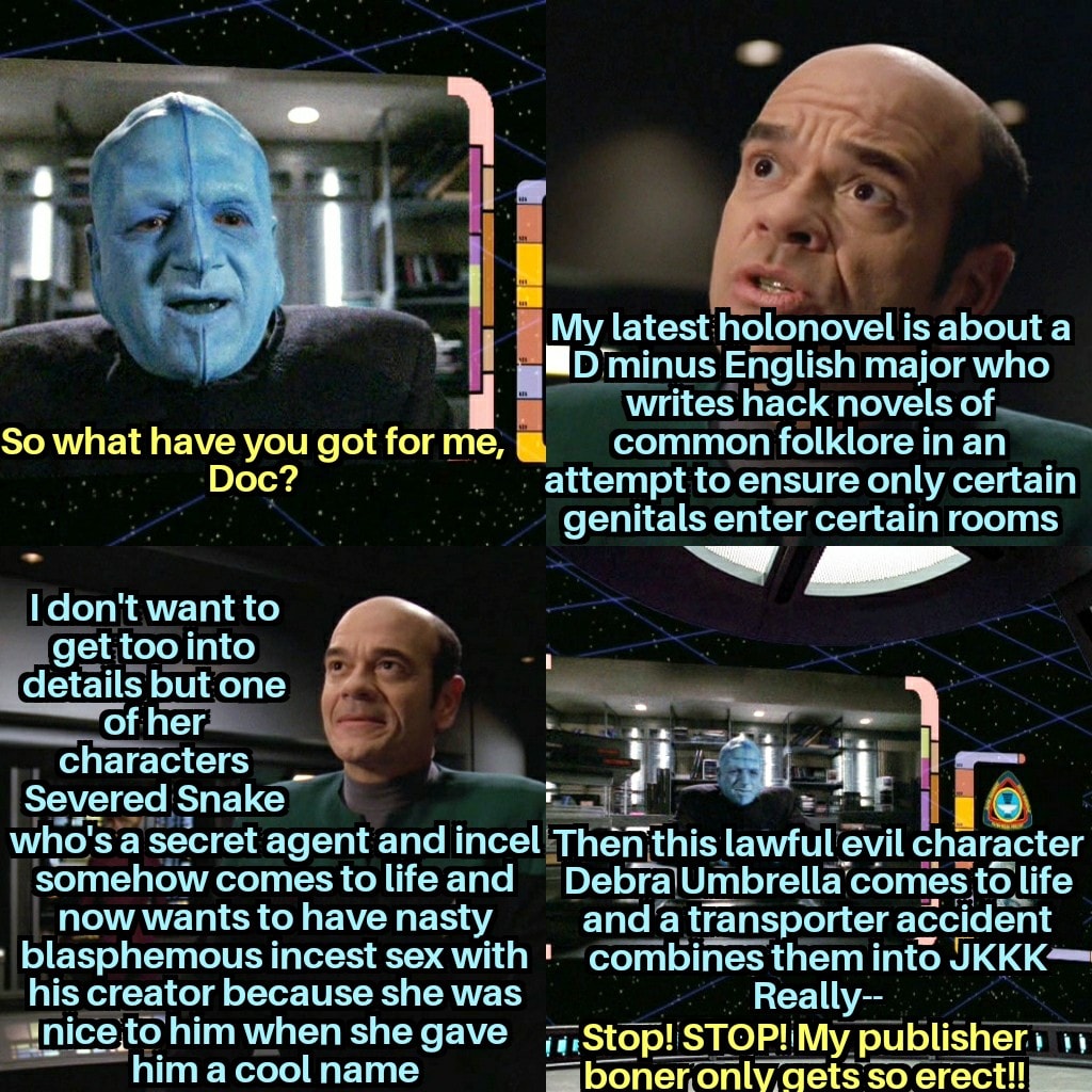 Okay, this is... a lot. Here's a breakdown of the image, focusing on the aspects where the requested analytical lenses apply. It's important to note this is a *highly* interpretive exercise, given the bizarre, meme-li...