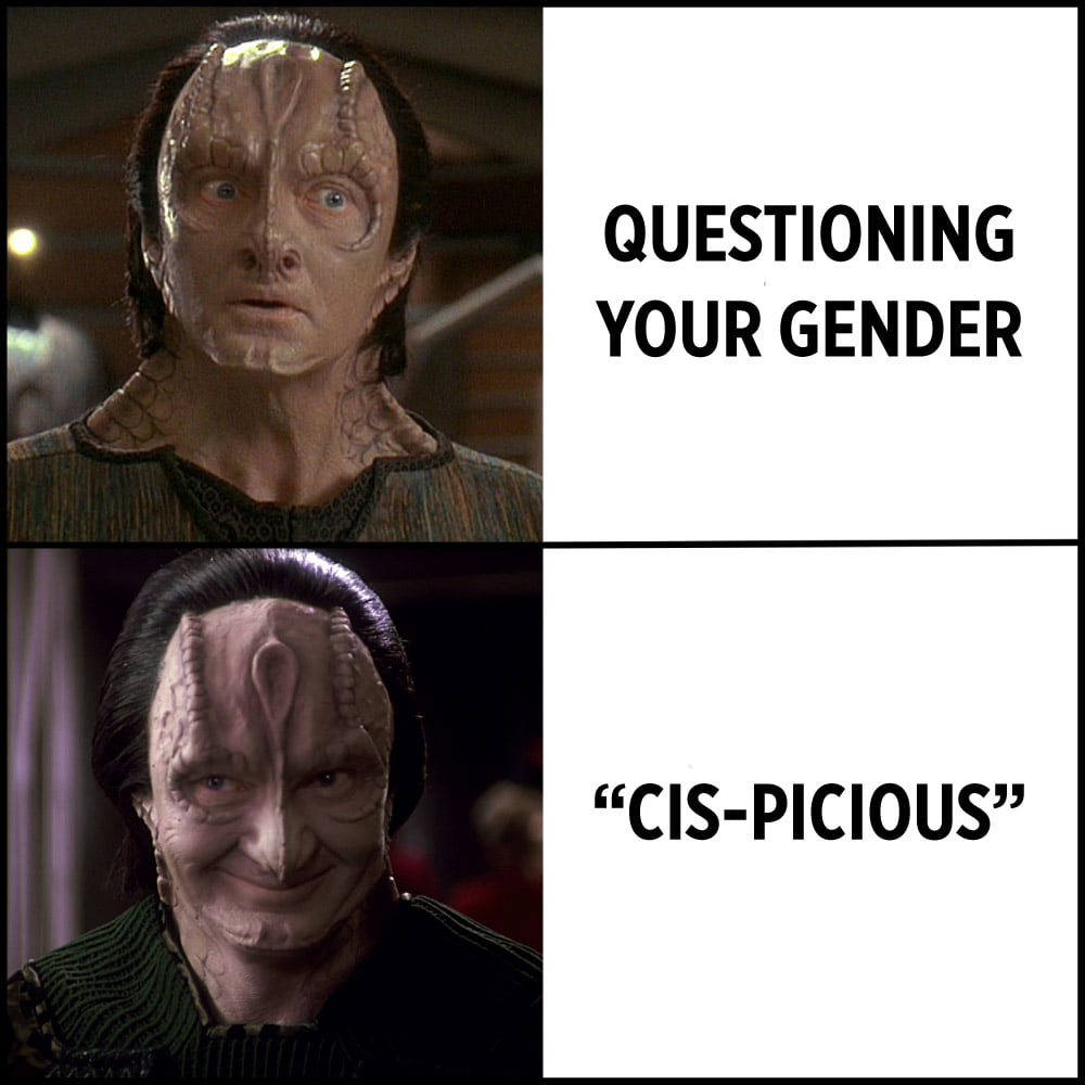 Okay, let's break down this meme using the requested theoretical frameworks. This is a playful, yet potentially provocative image, so a multifaceted approach is appropriate. **Visual Description** The meme features tw...